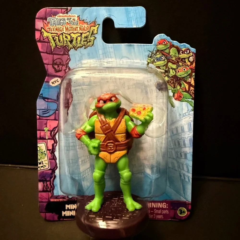 Legend Toys TMNT Mini Figure Set Kids OS Multicolor NEW 4 Pack Pizza Edition